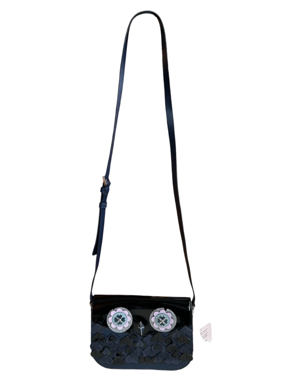 Kate Spade Owl Zibbi Medium Flap Shoulder Crossbody Bag New - Picture 6 of 9